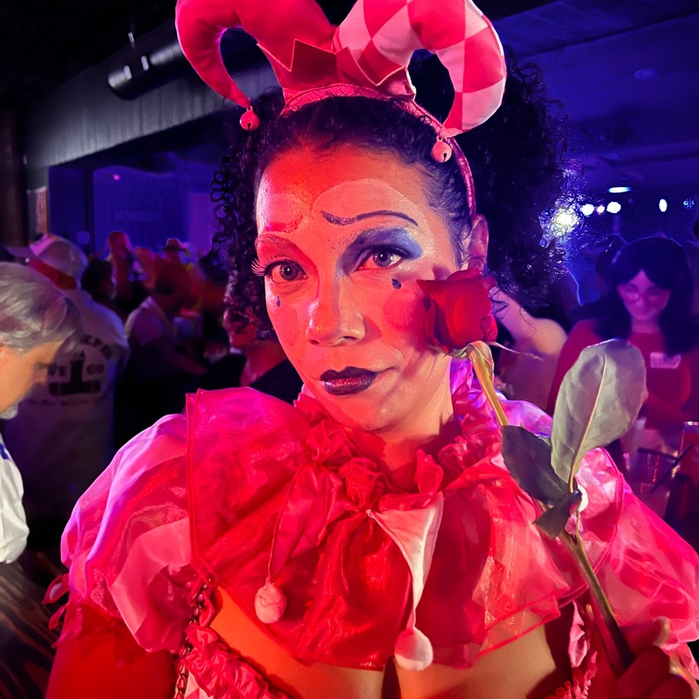 Pinwheel Fantasy Jester Clown Costume